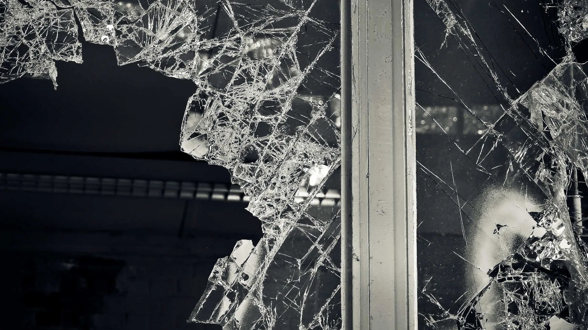 Reparaturverglasung an einer Fensterfläche